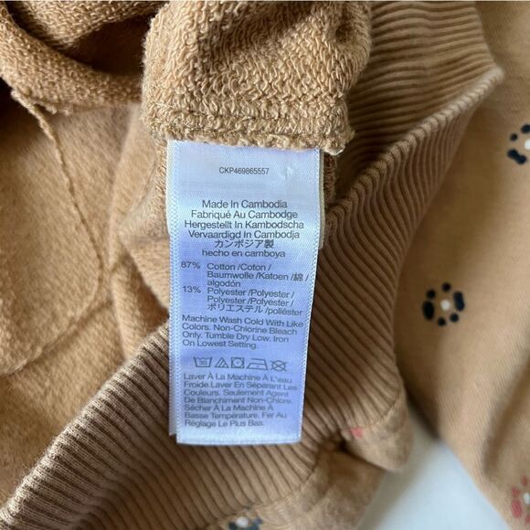 Madewell Terry Sweatshirt in Dot Daisy Medium - Picture 8 of 10